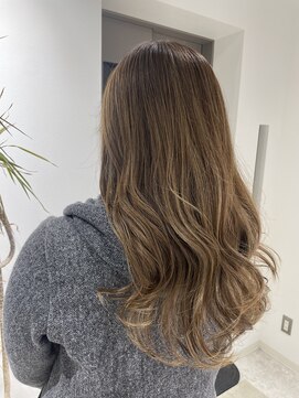 フレームプラス 御堂筋難波店(FRAME +) 【FRAME+】白髪ぼかしハイライトベージュ