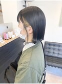 インナーカラーボブ