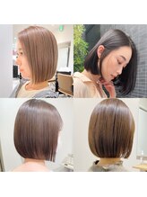 TLUUSボブのこだわりポイント！！前から見てもかわいく、横から見ても綺麗になれる♪