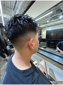 steelo フェードスタイル×アップバング