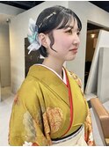 卒業式セット/ヘアセット/ショートセット/リボンアレンジ/林