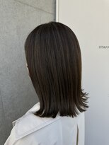 ロブで大人グレージュ