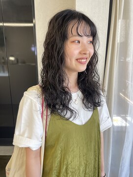 キジ(kiji) long permanent #久屋大通 #丸の内 #栄 #パーマ