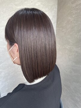 フラッグ ヘアー 天神西通り店(Flag HAIR) 髪質改善酸性ストレート縮毛矯正艶髪つや髪ミディアム