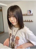 顔周りレイヤー/レイヤーカット/カット/顔周りカット/ミディアム