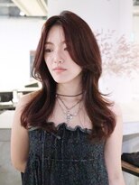 アイティー バイ アルバム 中野店(IT by ALBUM)&nbsp;秋色小顔透明感カラーくすみベージュピンクヘアー_ba535811