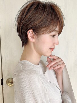 アフロート ルヴア(AFLOAT RUVUA) みねスタイル♪ マッシュショート ボブ 30代 40代 小顔 新宿