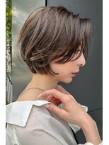 トルネード(TORNADO)&nbsp;カーテンバング前下がりショートボブ　n7.4.24