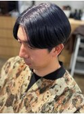 透けるブルーブラック