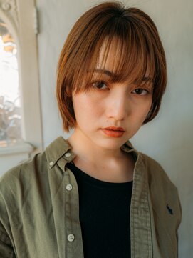 ポイントファイブバイソレイユ 藤沢店(.5 by SOLEIL) ナチュラル切りっぱなしボブ