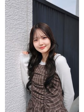 ヘアーメイクスタジオ ライフセカンド(HAIR MAKE STUDIO LIFE 2ND) シースルーバング×くびれロング