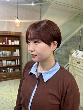 ヘアーデザイン アルエ(HAIR×design ARUE) レッドカラー / ショートヘア