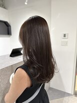 リシェ(LISHE)&nbsp;ロングレイヤーとアッシュブラウン