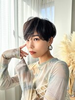 ラフィス ヘアー シーン 調布店(La fith hair scene) 【La fith】ハンサムショート×シアーブラック