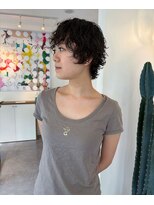 アミ カシワ(ami kashiwa) short cut × perm
