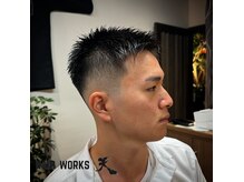 ヘアーワークス天(Hair works)の雰囲気(フェードカット2,750円でこの仕上がり◎)