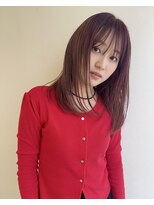 olu.hair新安城/髪質改善/ショート/白髪ぼかし/縮毛矯正【 9/7 NEW　OPEN（予定）】&nbsp;ミディアムヘア