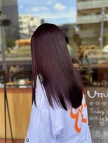 ウツギ(UTSUGI)&nbsp;ピンクブラウンカラー×ロング