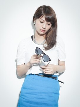 タテノ(tateno) 重めロングのグラデーションカラー