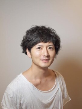 ザップ(ZAP) メンズ　ミディアムパーマスタイル