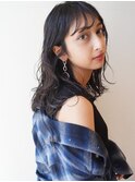 抜け感 大人かわいい フェザーロング 