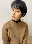 【山田】アフロート グレージュマッシュクールショート