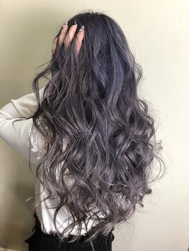 ヘアサロンエム 川越(HAIR SALON M) デザインカラー/厚めバング/ローライト/スリークボブ