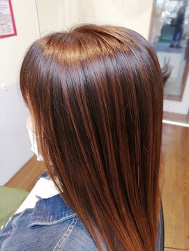 サンクスヘアー(Thanks hair) Thanks  hair  グレイカラー×ハイライト