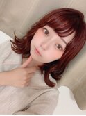 お客様スタイル◎カシスレッド担当平川友理