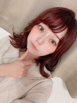 ロンド フィーユ(Lond fille)&nbsp;お客様スタイル◎カシスレッド担当平川友理