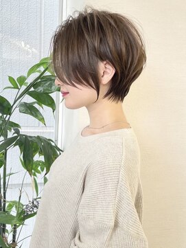 ロンドジェネルーズ 柏(Lond generous) ミニウルフレイヤーカット顔周りカット前髪カットショート/柏柏