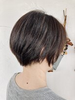 ヘアスタジオ ブリエ(HAIR STUDIO BRILLER) 2022 S/S ショート × カーキアッシュ × ハイライト