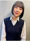 ツヤっとしたミニボブ♪