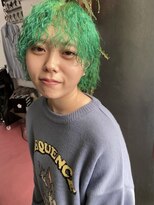 フィン(fin,)&nbsp;fin,/グレージュカラー/ボブウルフ/黒髪/ココアベージュ/パーマ