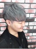 【シルバーカラーマッシュショート】