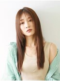 フェイスレイヤーとナチュラルストレート