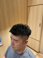 ヘアーモードキクチ 日本橋三越前店 短髪パーマ