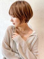 センスヘア(SENSE Hair) 【小顔に見せる♪】垢抜け丸みショート