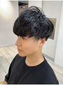 メンズパーマ ワンカール マッシュ[横浜]