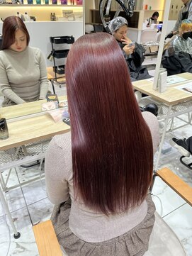 ゼスト フィーノ(ZEST fino) 【平林 鼓】髪質改善×ボルドーカラー