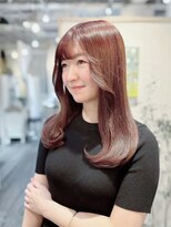 ウミネコ美容室 センター北hanare店(Umineko美容室) 重めナチュラルロング