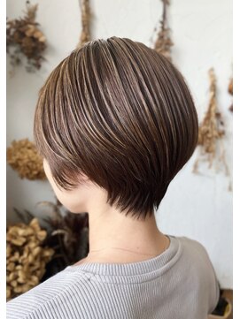 ヘアスタジオ ブリエ(HAIR STUDIO BRILLER) 2024 ヘルシーショート　× アプリエ ベージュ カラー髪質改善