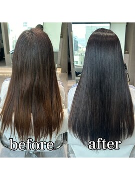 ルミス 銀座(Lumis) ストレートスタイル/艶髪/髪質改善/縮毛矯正/20代30代40代50代