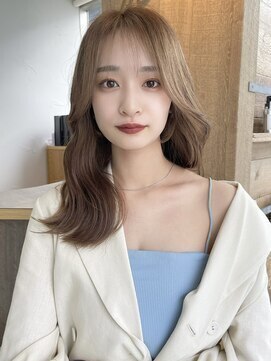 ビューエヒメ(VIEW EHIME) 大人カワイイ小顔になるワンレンネビージュ黒髪ボブルフ髪質改善