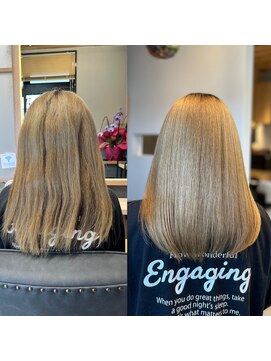 ナチュラル 石巻中里店(Natural) 縮毛矯正ケアルーガ、髪質改善トリートメント艶髪カラー石巻中里