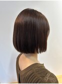 髪質改善ストレート/ココアブラウン