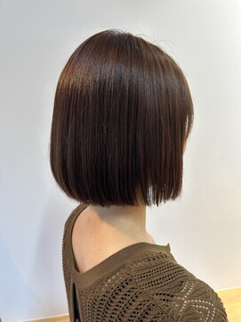 ドットエフ(.f) 髪質改善ストレート/ココアブラウン