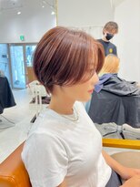 ネイロ 錦糸町(NeiRo)&nbsp;魅力倍増カールセミディシアーカラーダークアッシュショートヘア