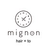 ミニョン ヘア ト(mignon hair to)のお店ロゴ