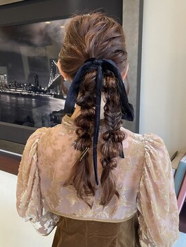 ルーブル(Louvre) ～Louvre～ヘアセット/フィッシュボーン/編み下ろし